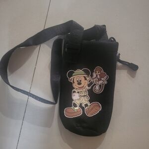 Disney Mickey Mouse Animal Kingdom WATER BOTTLE Tote Holder Carrier